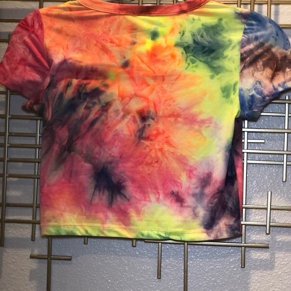 Summer Tie Dye Crop Tee - Picture 2 of 2